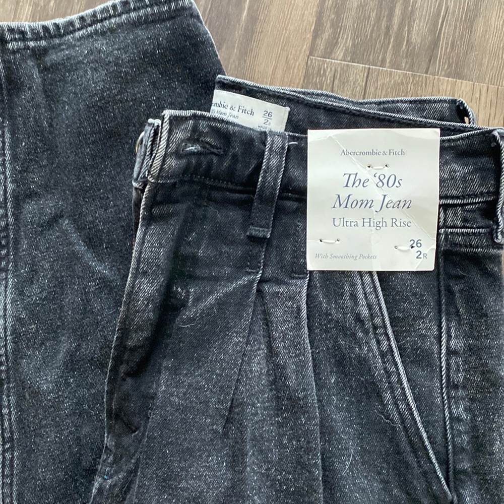 Abercrombie and fitch high rise jeans